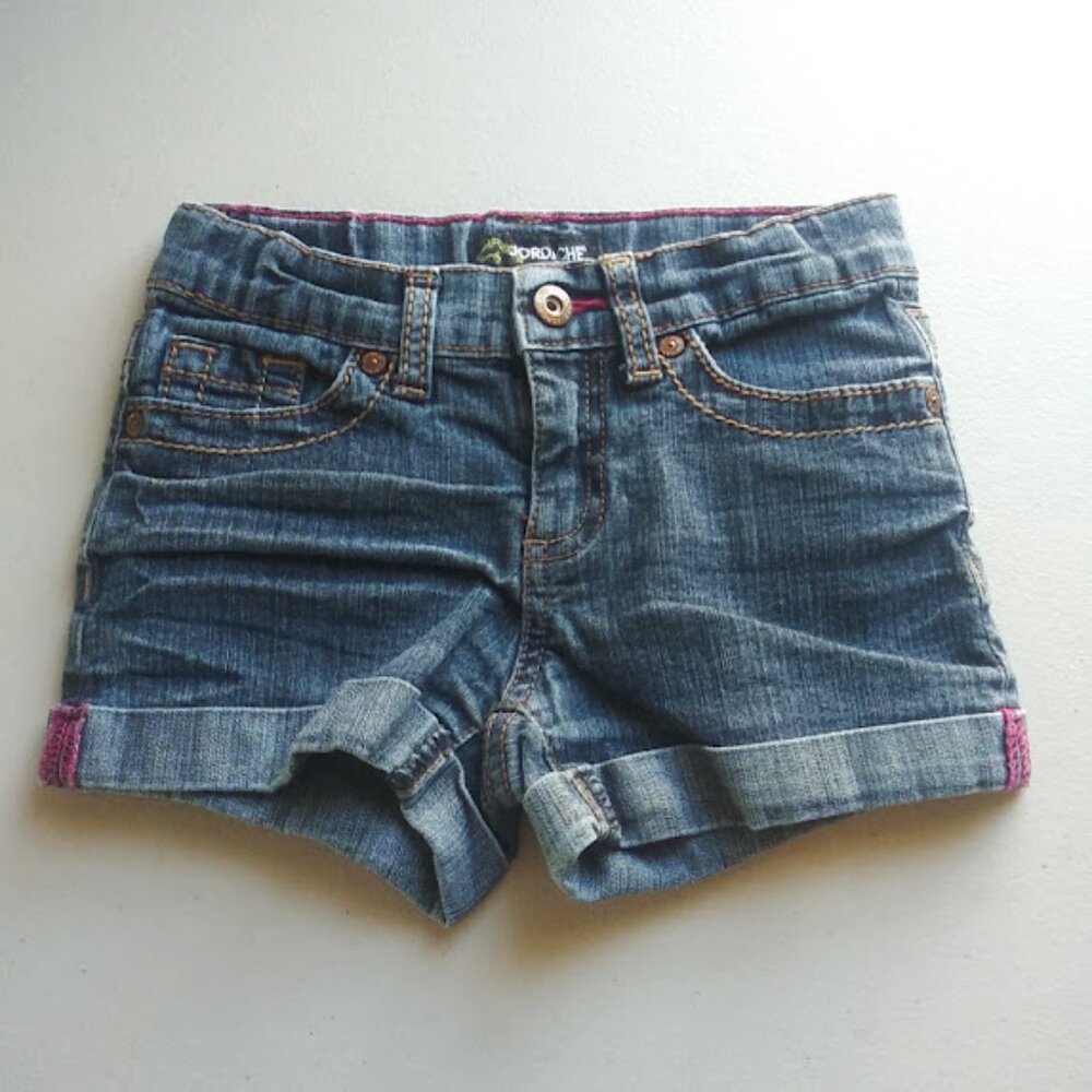 Jordache girl's size 6 denim shorts